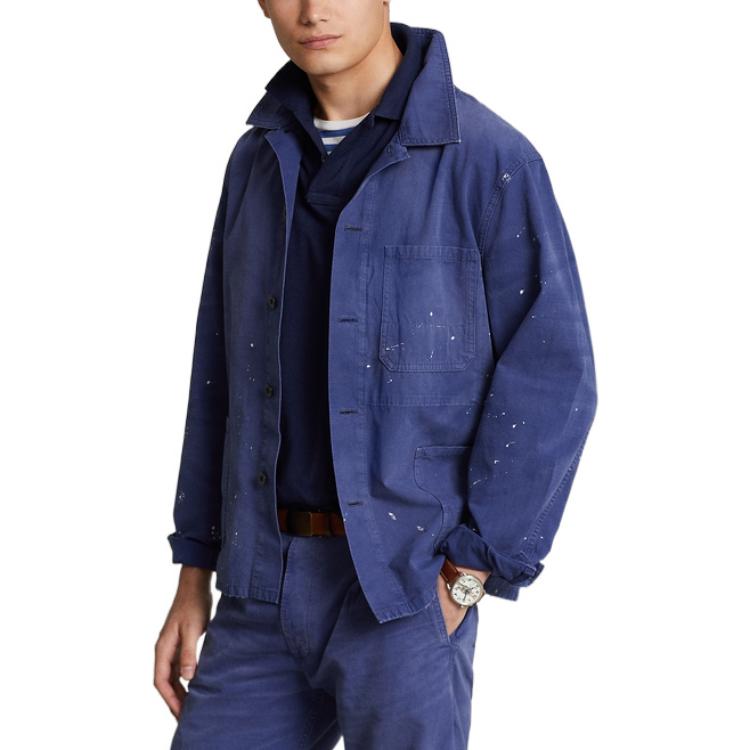 Джинсовая куртка мужская синяя Polo Ralph Lauren — фото 4