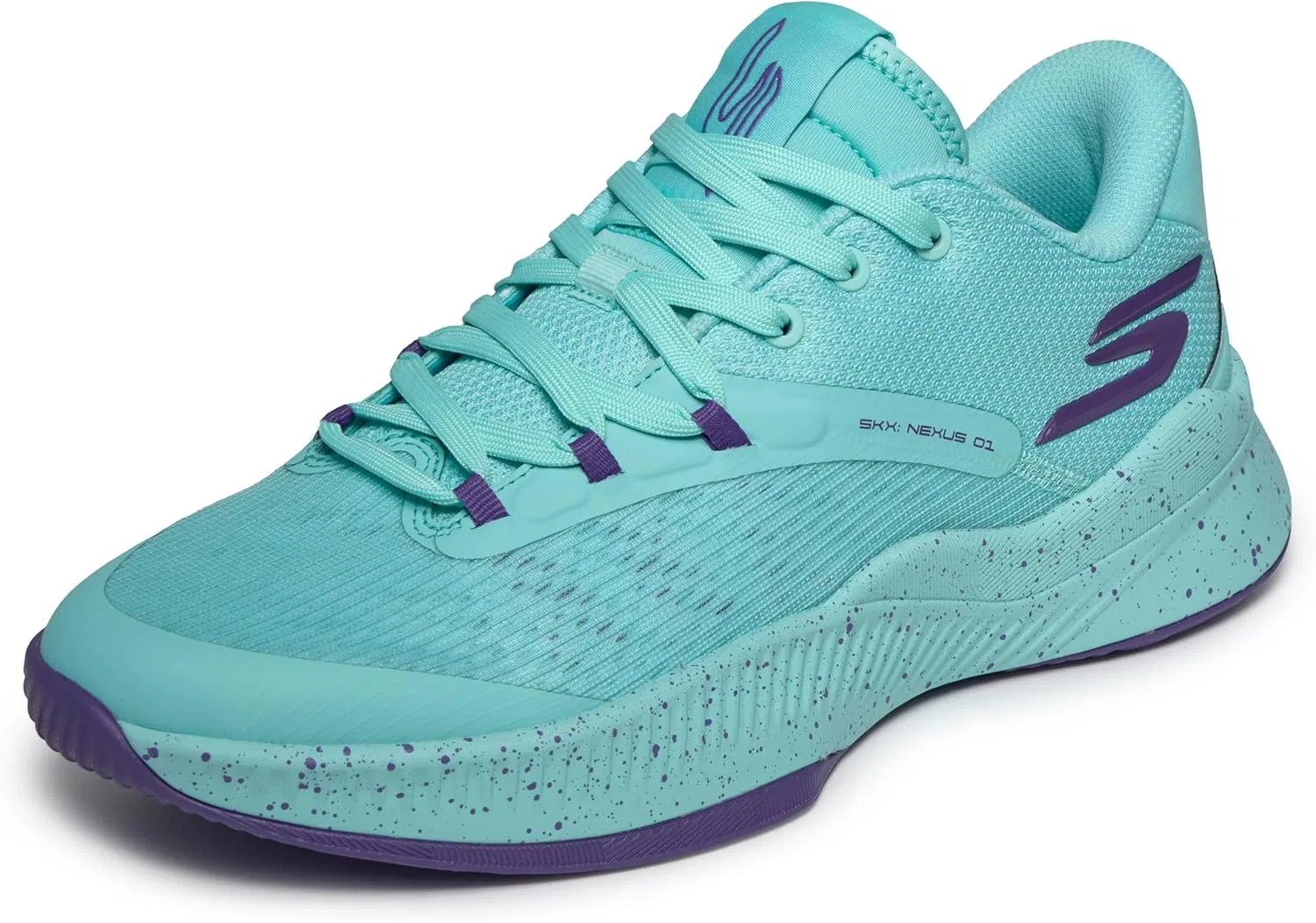 Мужские баскетбольные кроссовки Skechers Skx Nexus, Turquoise Excursion Plain Getaway Solids