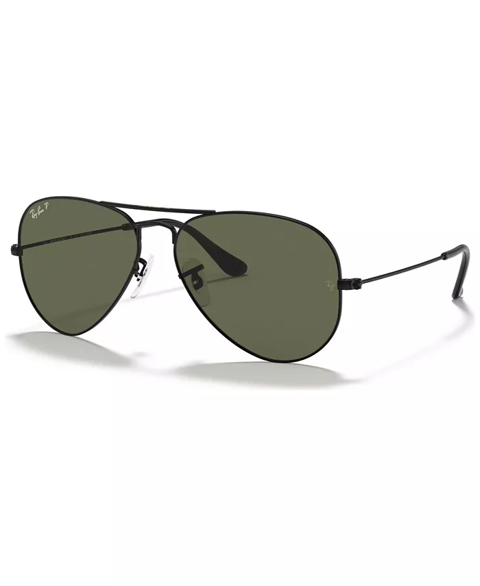

Унисекс поляризованные солнцезащитные очки, RB3025 AVIATOR CLASSIC Ray-Ban, черный