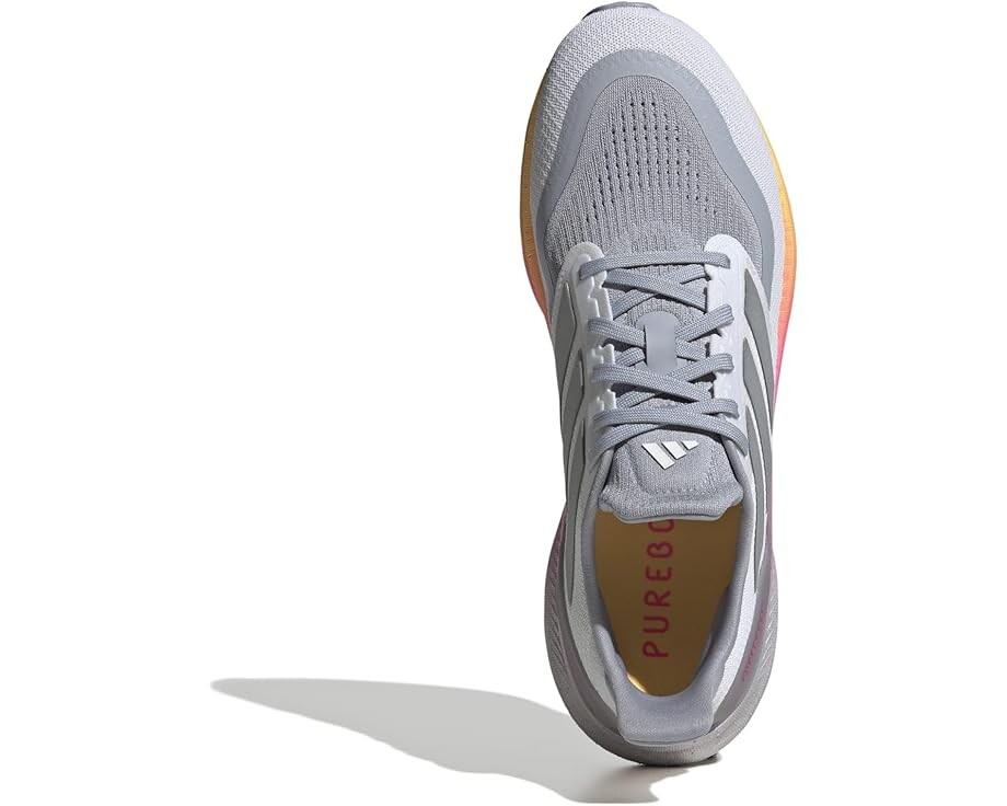 Кроссовки adidas Pureboost 5 Running Shoes, цвет White/Silver Metallic/Spark — фото 2