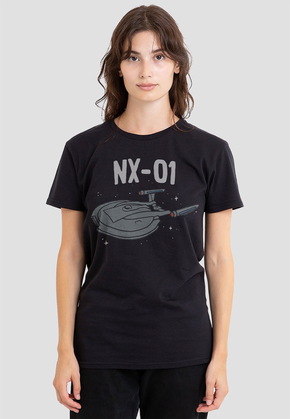 

Футболка с принтом STAR TREK THE OG NX CLASS Cotton Soul, черный