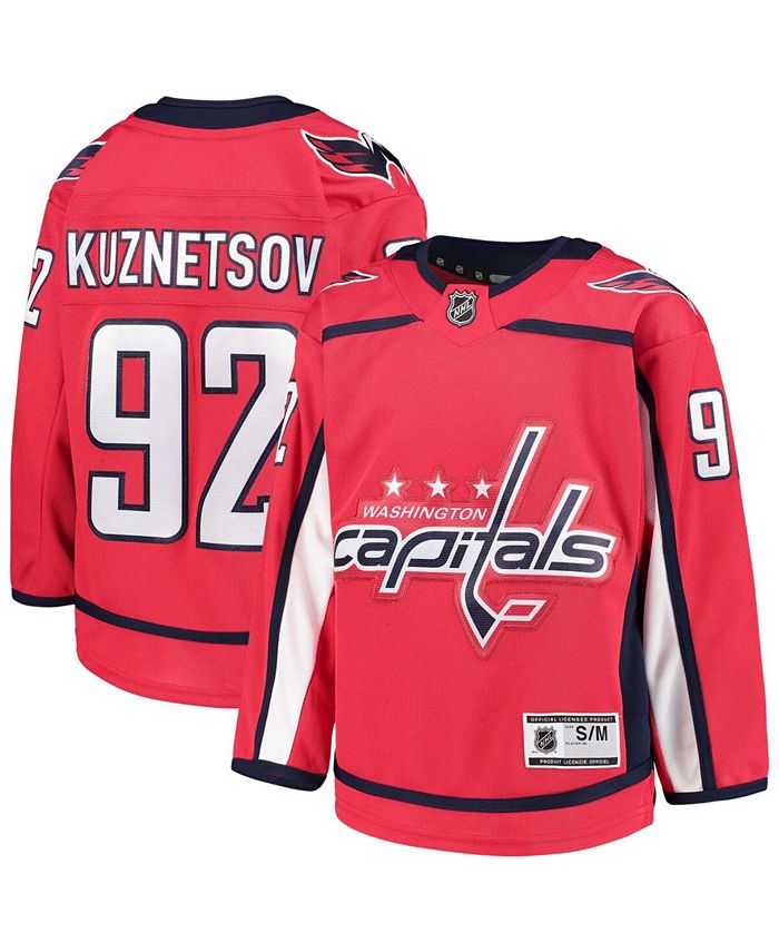 

Футболка для больших мальчиков Evgeny Kuznetsov Red Washington Capitals Home Outerstuff, красный