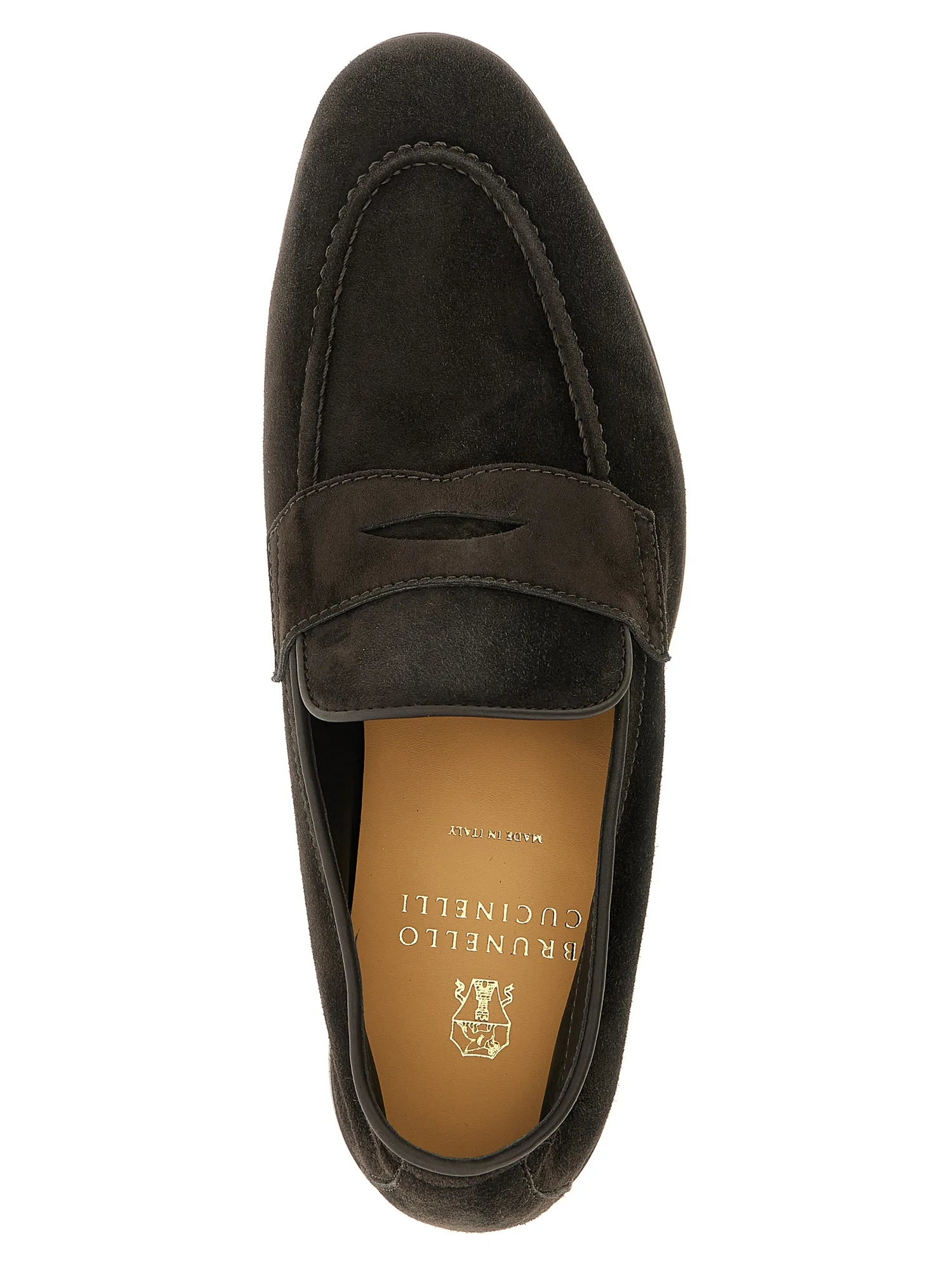 Лоферы 'Penny Loafer' Brunello Cucinelli, коричневый — фото 4