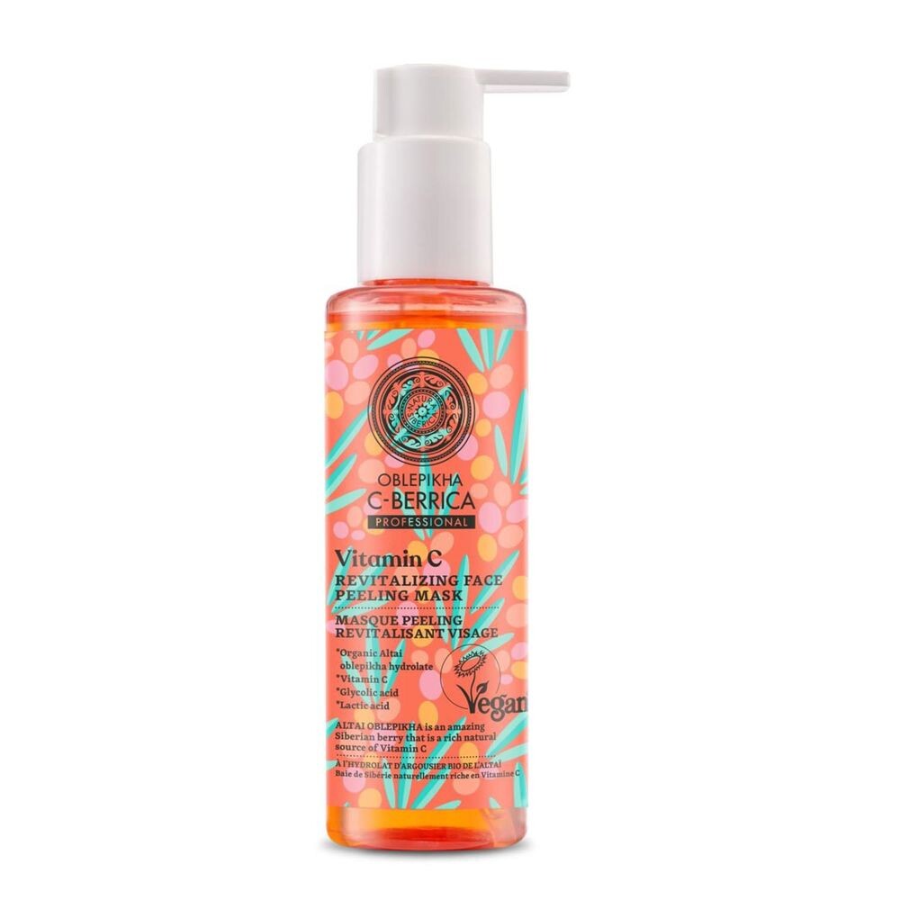 

Маска для лица Oblepikha berrica mascarilla exfoliante facial revitalizing Natura siberica, 145 мл