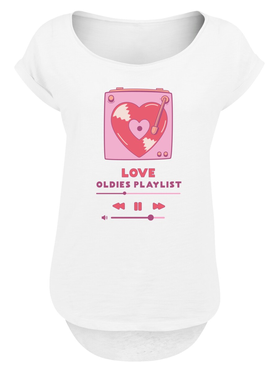 

Рубашка F4NT4STIC Love Oldies Playlist Valentinstag, цвет White/Off white