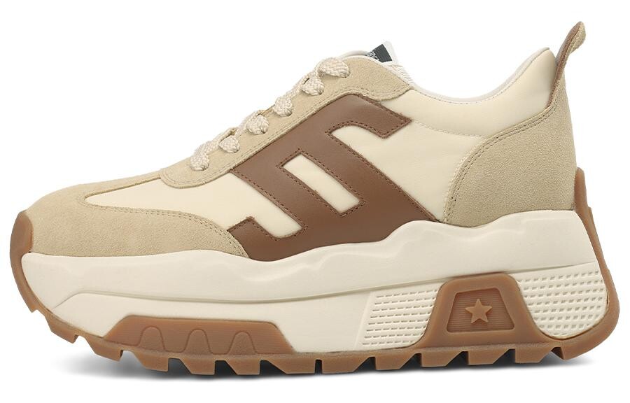 

Кроссовки rosa bianca Chunky Sneakers Women's Low-top Apricot Coffee, цвет Apricot Coffee