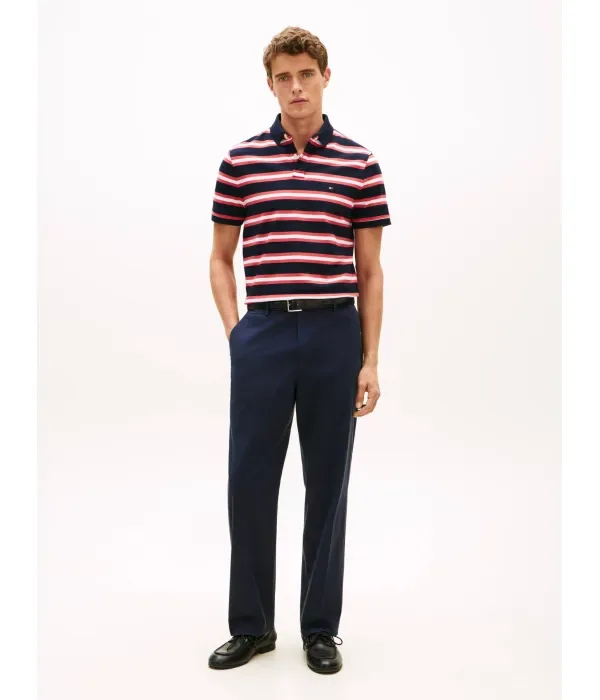 Поло 1985 regular fit Tommy Hilfiger, мультиколор — фото 2