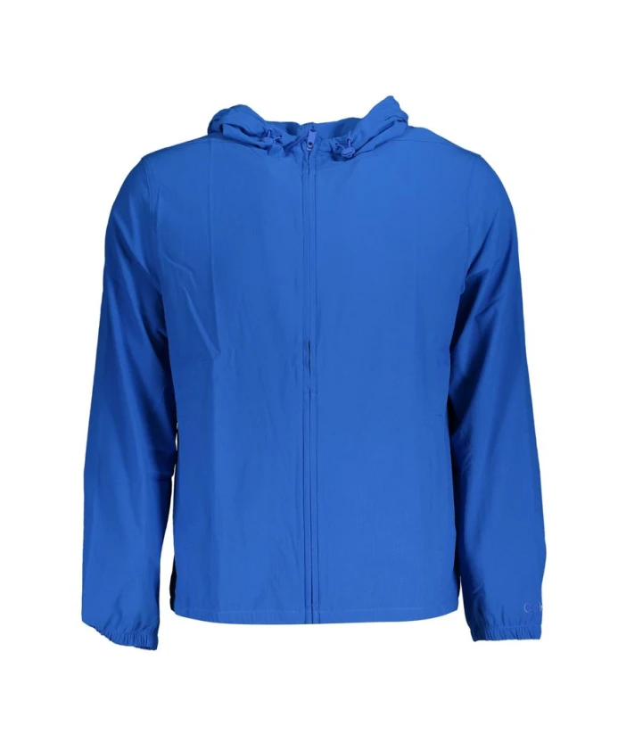 

Стильная спортивная куртка с капюшоном синего цвета. Calvin Klein, синий