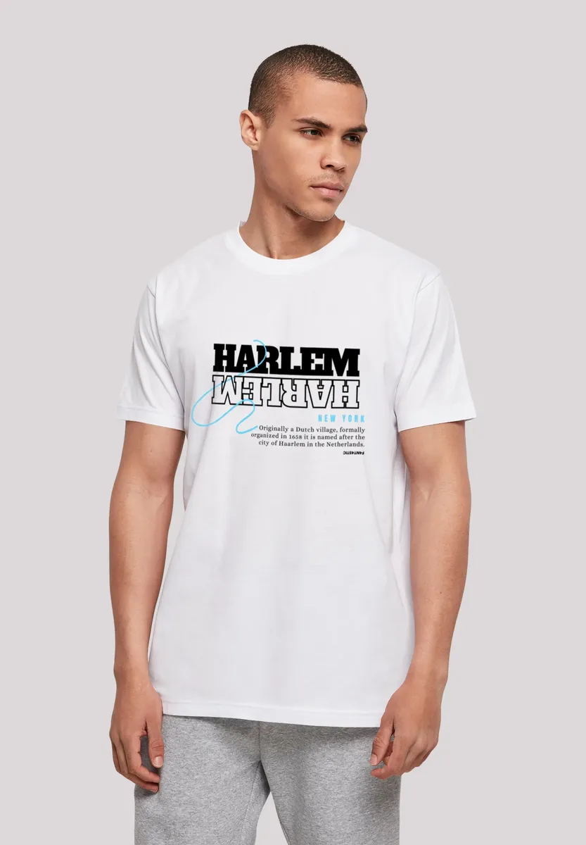 

F4NT4STIC Футболка "Harlem TEE UNISEX", принт, белый