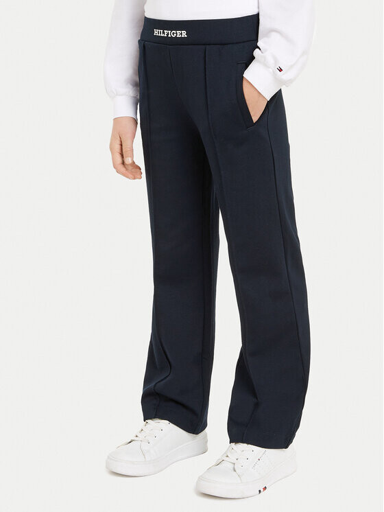 

Широкие брюки из ткани Tommy Hilfiger, синий