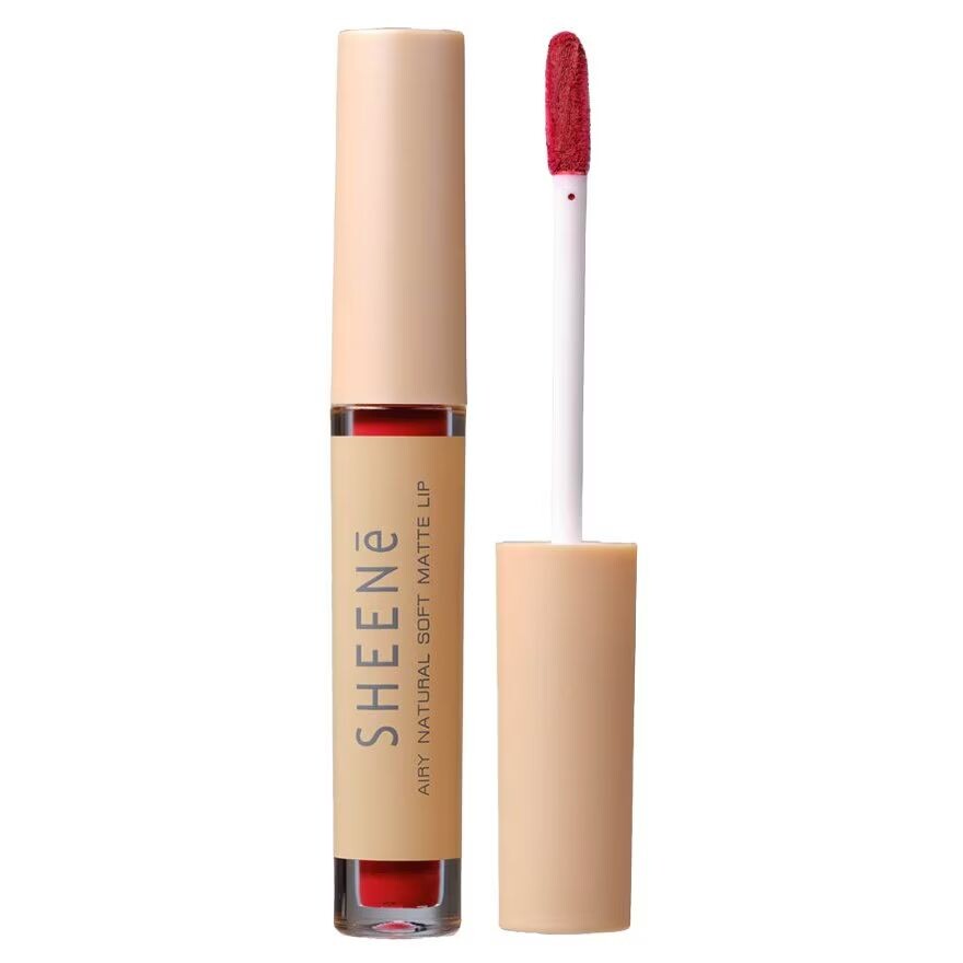 

Sheene Airy Natural Soft Matte Lip 2g. R3 Красная Вишня, R Red cherry