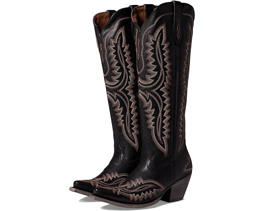 Сапоги женские Ariat Casanova ковбойские с узором, черный