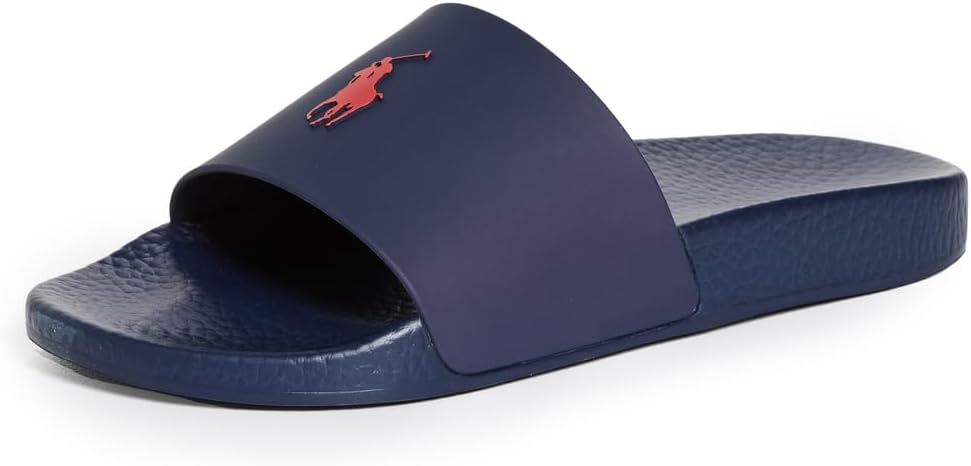 

Кроссовки POLO RALPH LAUREN Men's Polo Slide Sandal, Navy/Red
