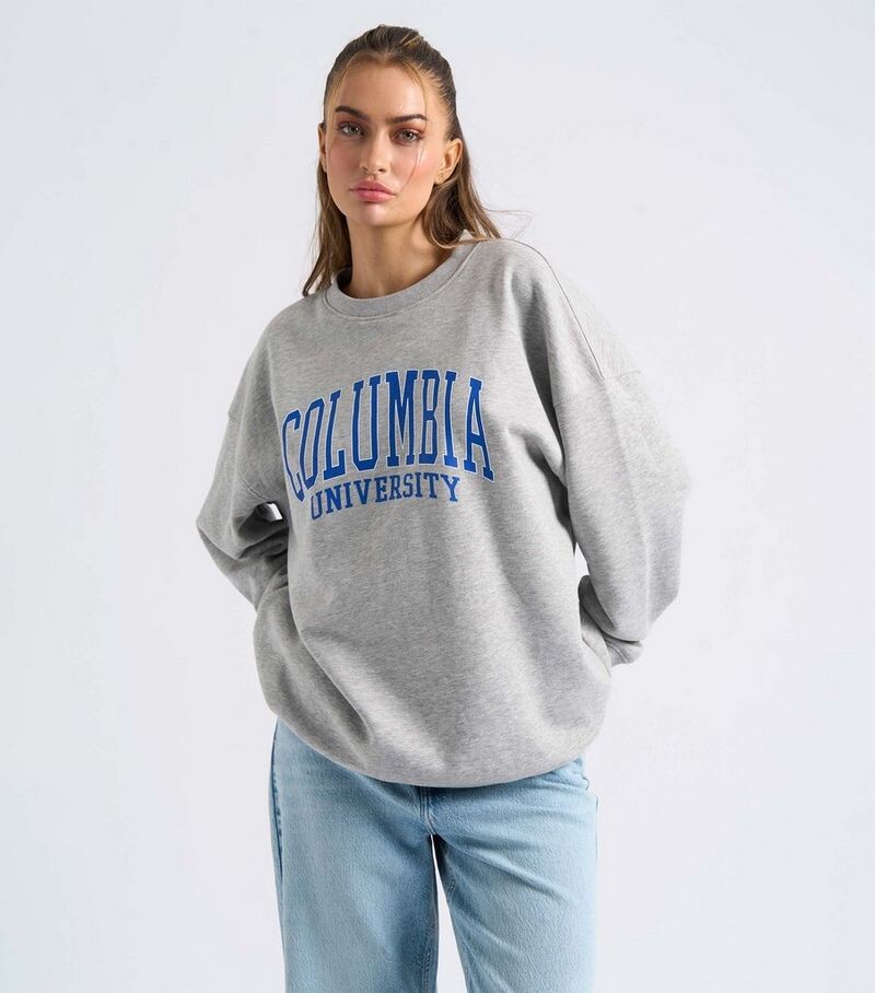 

Серый свободный свитшот с логотипом Columbia Urban Bliss Urban Bliss, серый