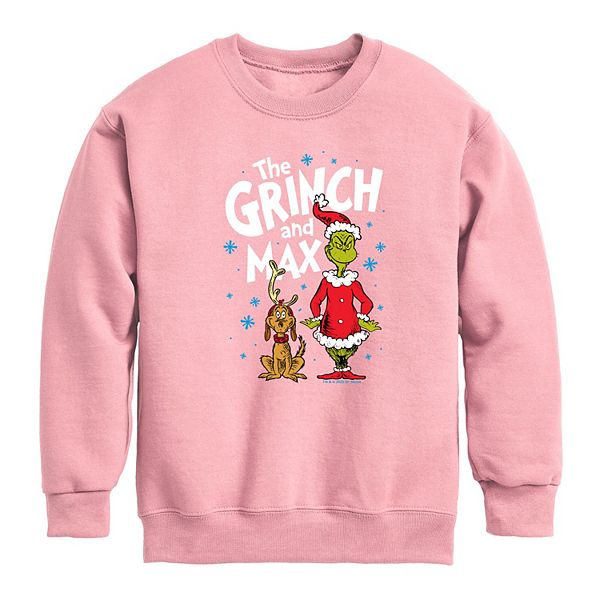 

Детская флисовая толстовка Dr Seuss The & Max Christmas Crew Grinch