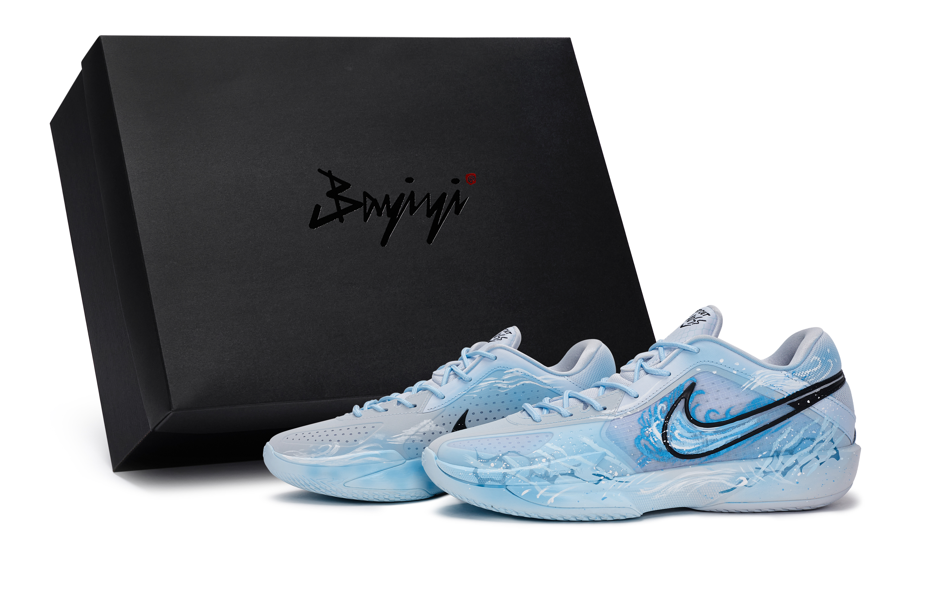 

Nike Баскетбольные кроссовки GT CUT CROSS мужские, низкие, белые/синие/серые