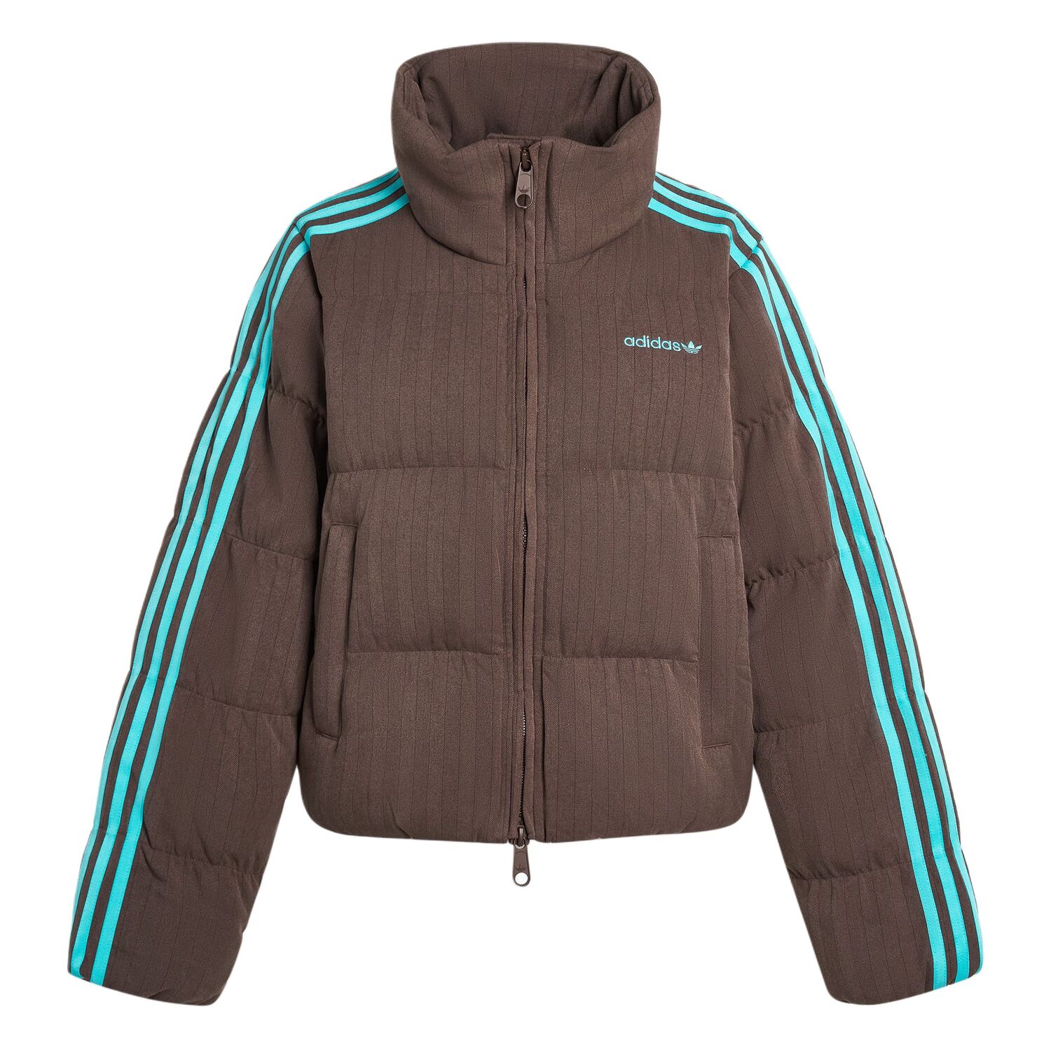 

Пуховик Essentials Herringbone женский Adidas Originals, синий