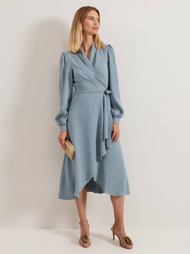 

Миди-платье с запахом от phillippa Phase Eight, цвет Eau De Nil