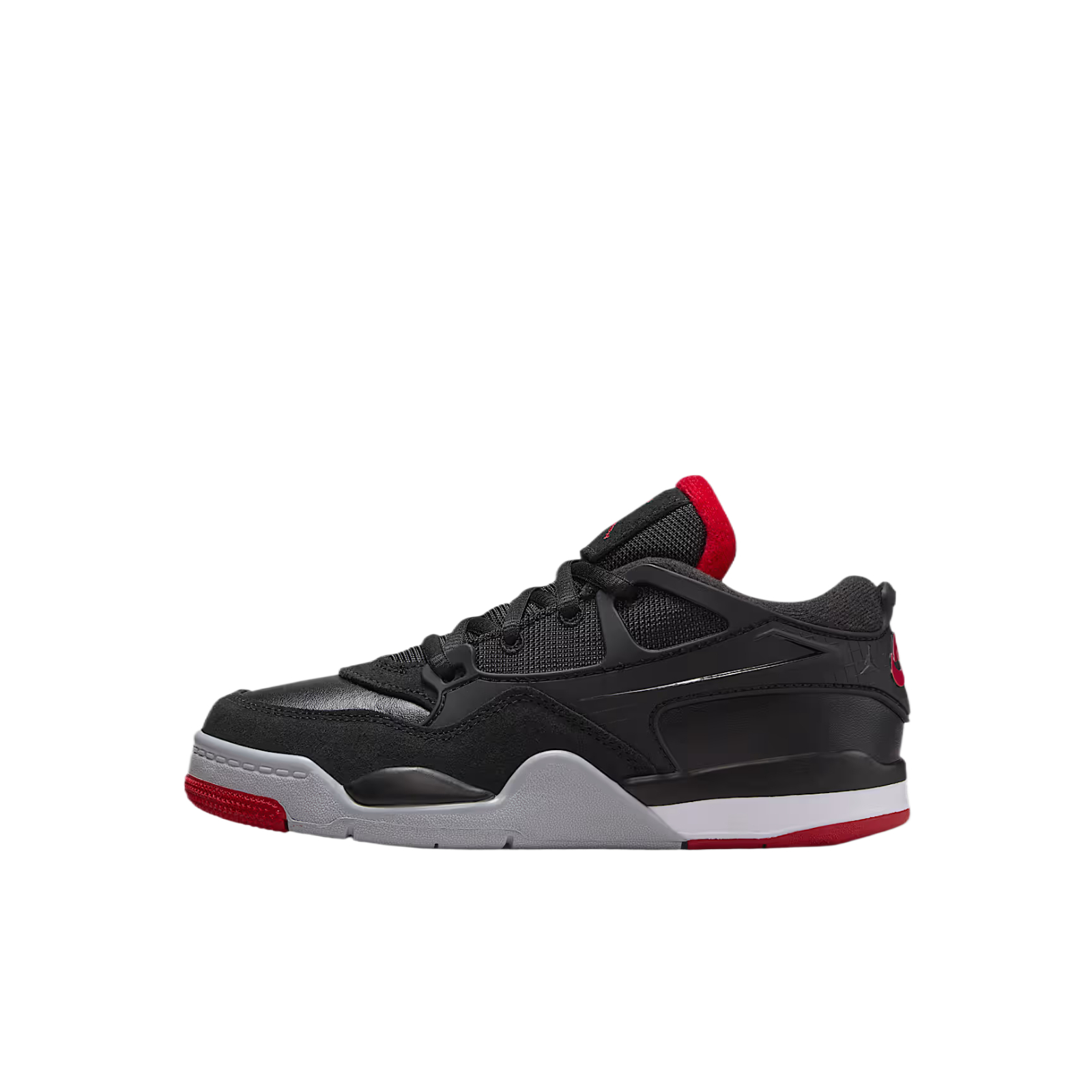 

Jordan AJ4 Low Top детские уличные кроссовки Black для детей 3-7 лет