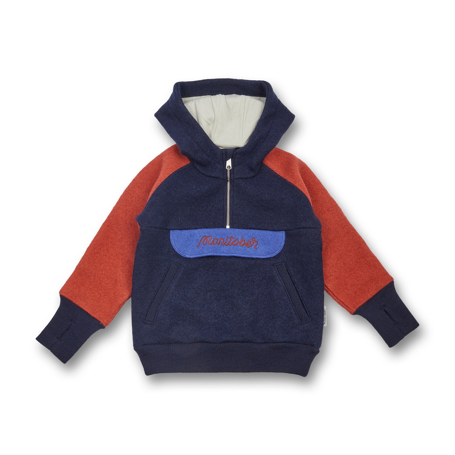 

Куртка MANITOBER Wollwalk Hoody, цвет Blue/Rust