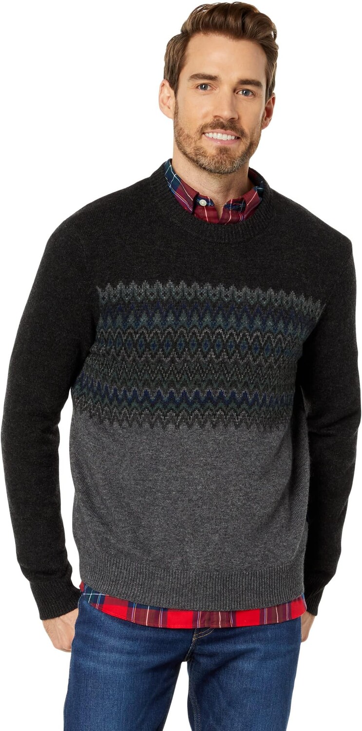 

Свитер Vineyard Vines Fair Isle Crew, цвет Charcoal Heather