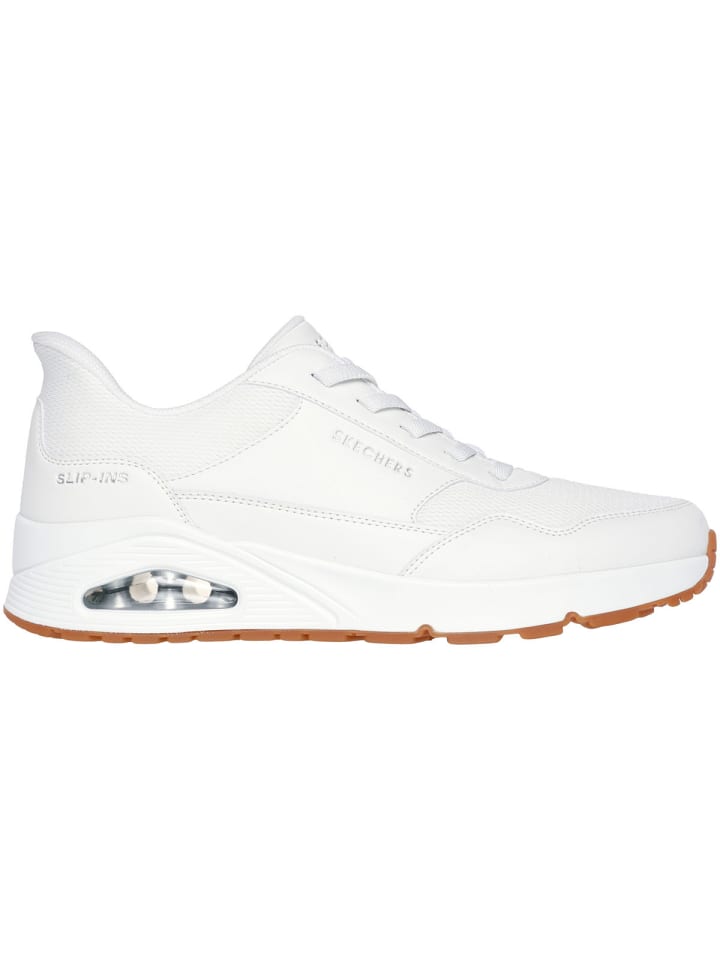 Кроссовки женские Skechers Street Hands Free комбинированные, белый — фото 2