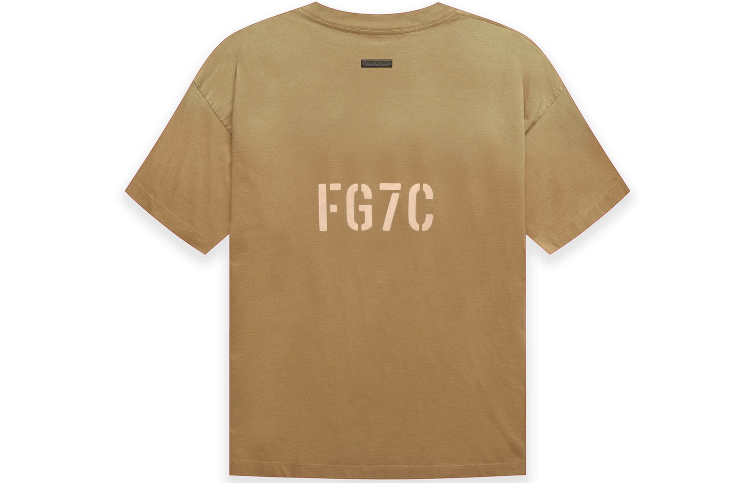 Футболка Seventh Collection FG7C Fear Of God, винтажный армейский зеленый — фото 2
