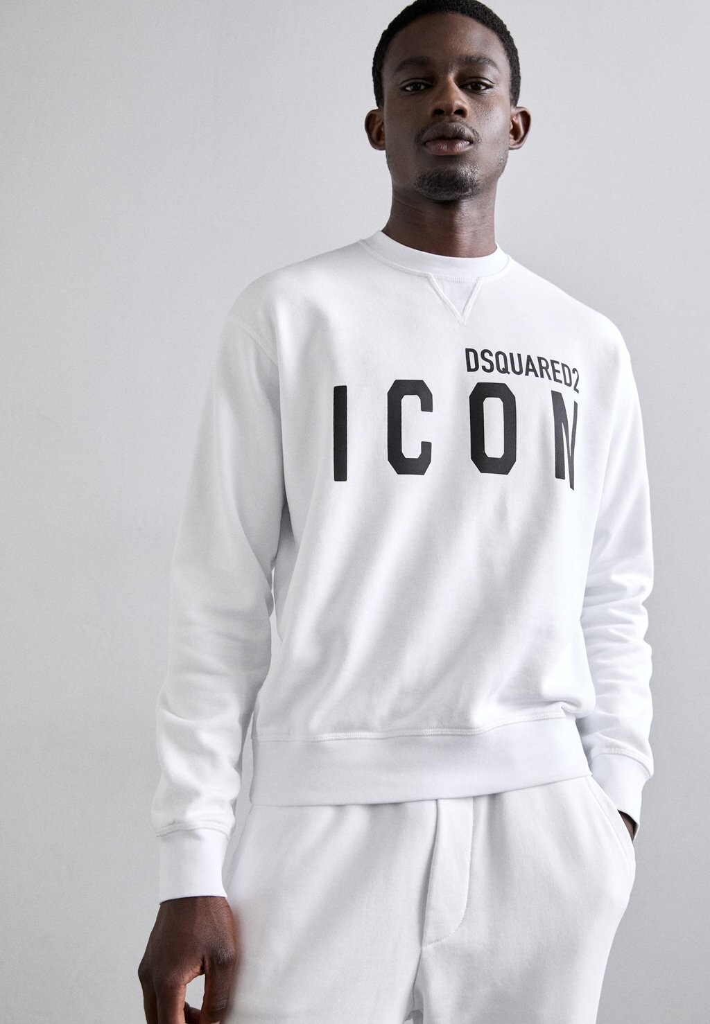 

Толстовка COOL CREW NECK DSQUARED2 ICON, белый