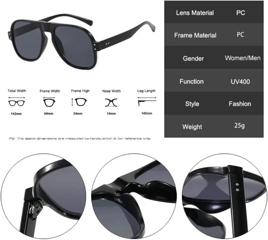 

Солнцезащитные очки с защитой от УФ-излучения UV400 | Яркие заклепки | Для женщин и мужчин | Для занятий спортом на открытом воздухе и вождения DSVIGF, 09