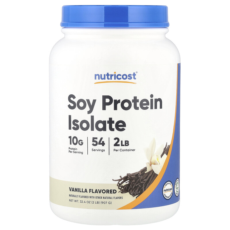 

Nutricost, Изолят соевого протеина, ваниль, 907 г (2 фунта)