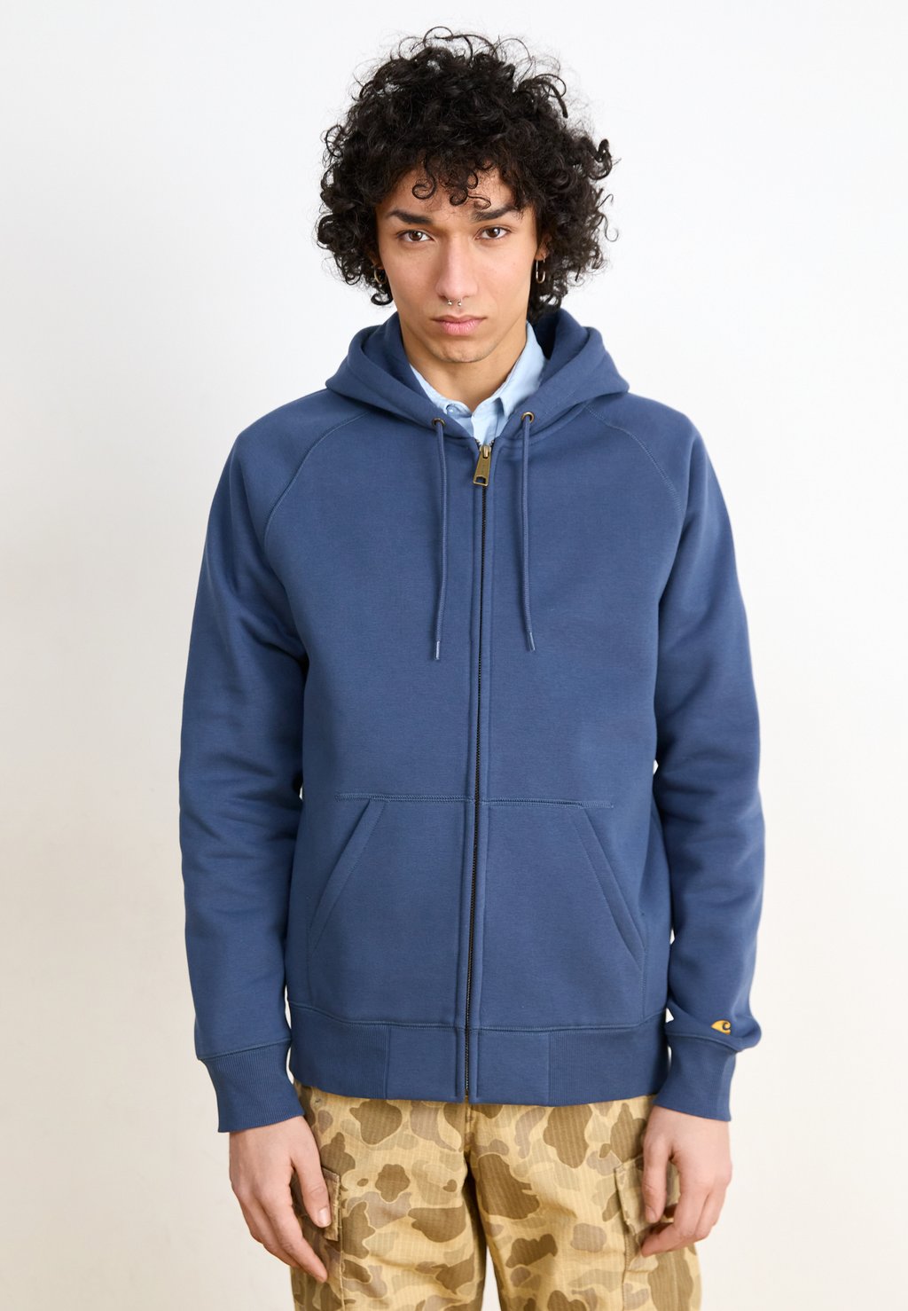 

Толстовка на молнии HOODED CHASE JACKET Carhartt WIP, синий