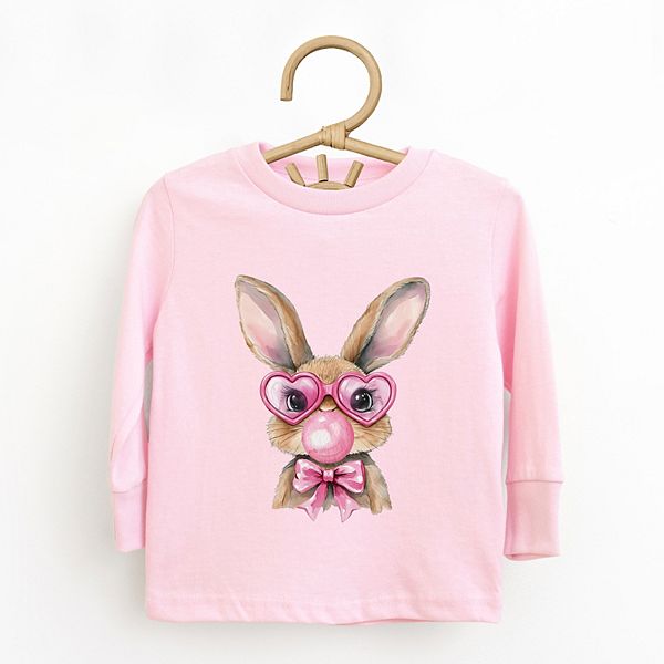 Футболка с длинным рукавом Bunny sunglasses bubblegum The Juniper Shop, Seafoam — фото 3