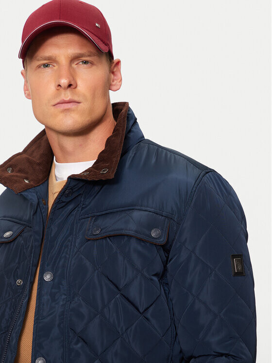Переходная куртка стандартного кроя U.S. Polo Assn., синий — фото 4