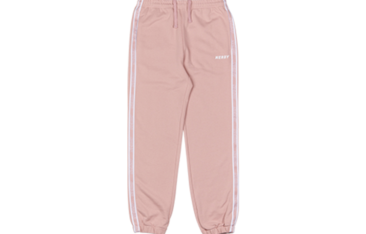 

Прямые умеренно повседневные брюки унисекс Nerdy, розовый