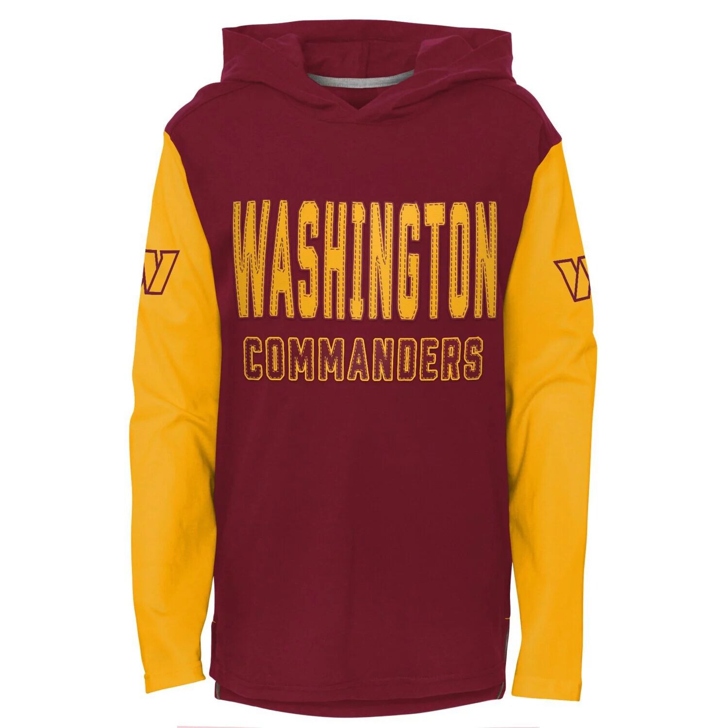 

Молодежная футболка с капюшоном и длинными рукавами Washington Commanders Heritage бордового цвета Outerstuff, Красный, Молодежная футболка с капюшоном и длинными рукавами Washington Commanders Heritage бордового цвета Outerstuff