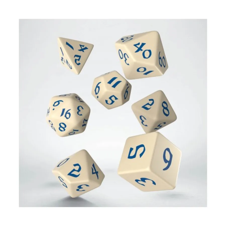 

Поли-набор Бежевый с синим (7), Classic Runic Dice