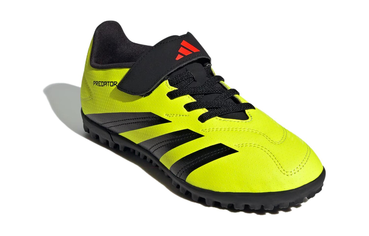 Детские футбольные бутсы серии PREDATOR Kids Low-top желто-зеленые/черные Adidas, зеленый — фото 3
