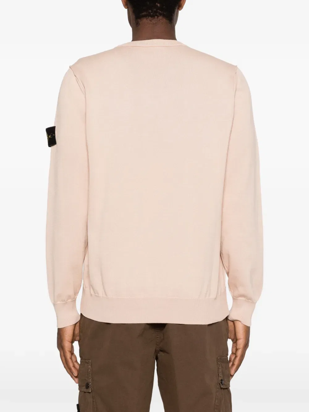 Толстовка на молнии Compass-patch Stone Island, розовый — фото 4