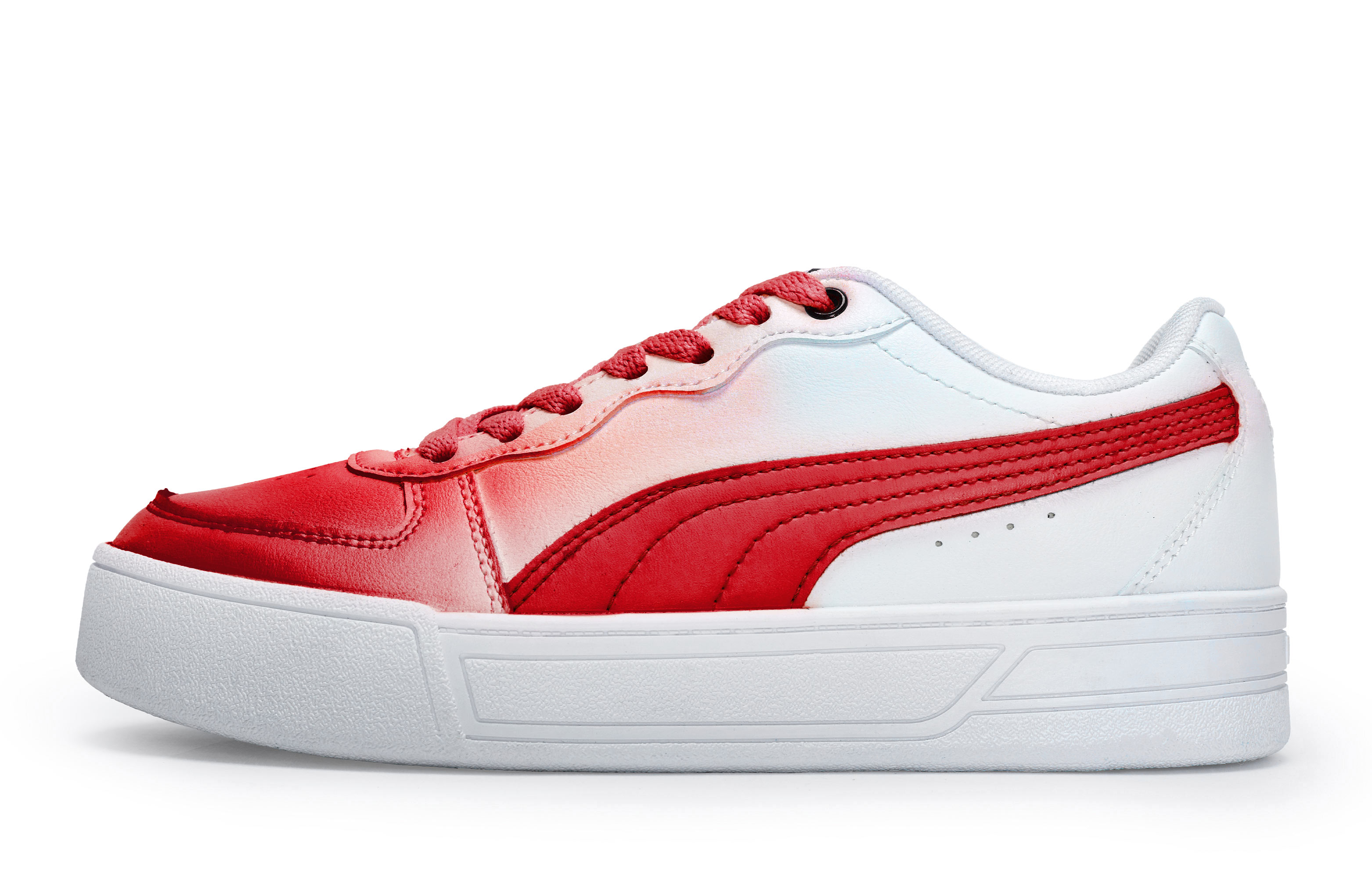 

Кроссовки Puma Skye Skateboarding Shoes Women's Low-top White/Red, белый/красный