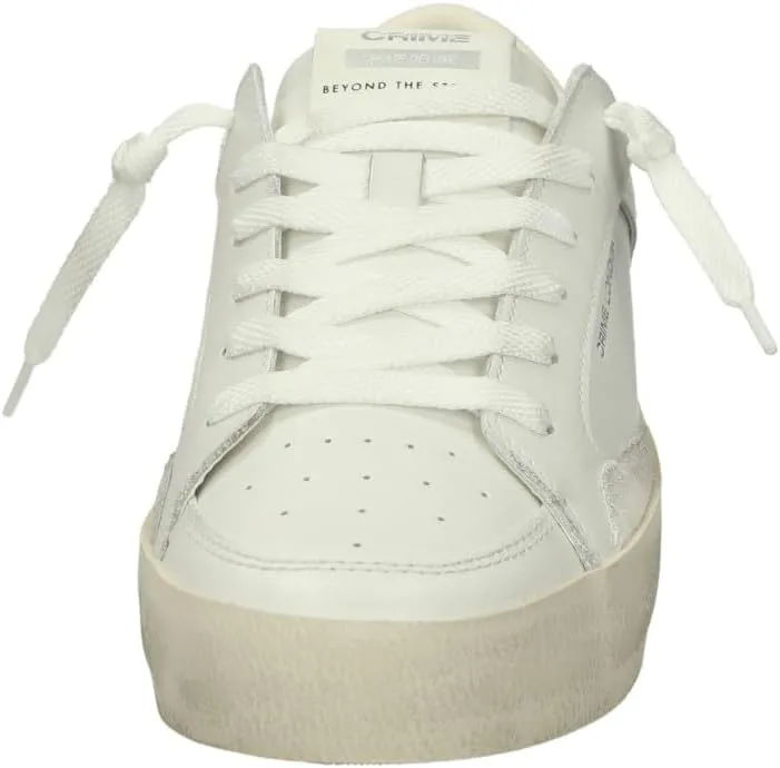Кроссовки Crime London SK8 Deluxe Vanilla White, белый — фото 4