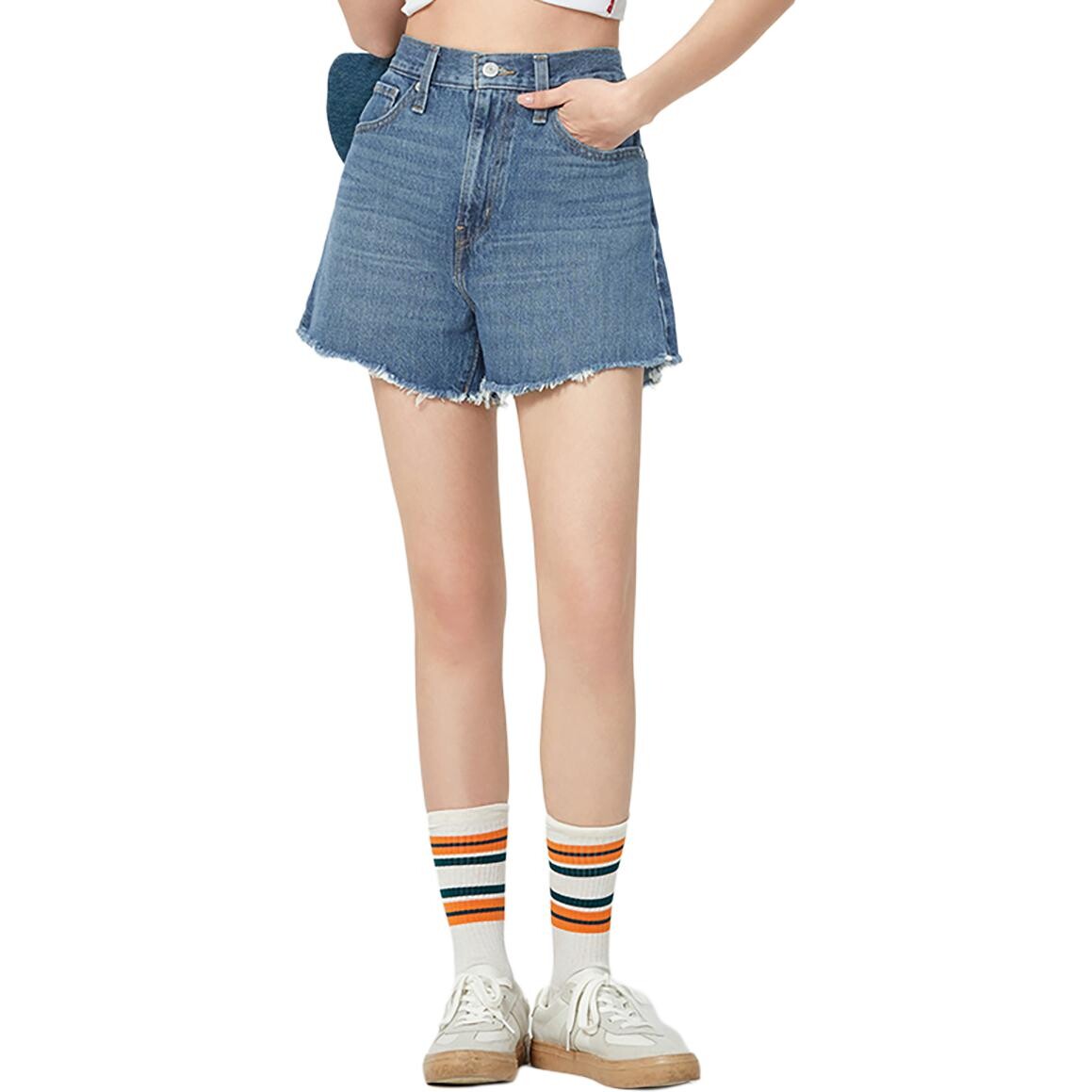 Женские джинсовые шорты Levi's levi’s, цвет Blue — фото 4