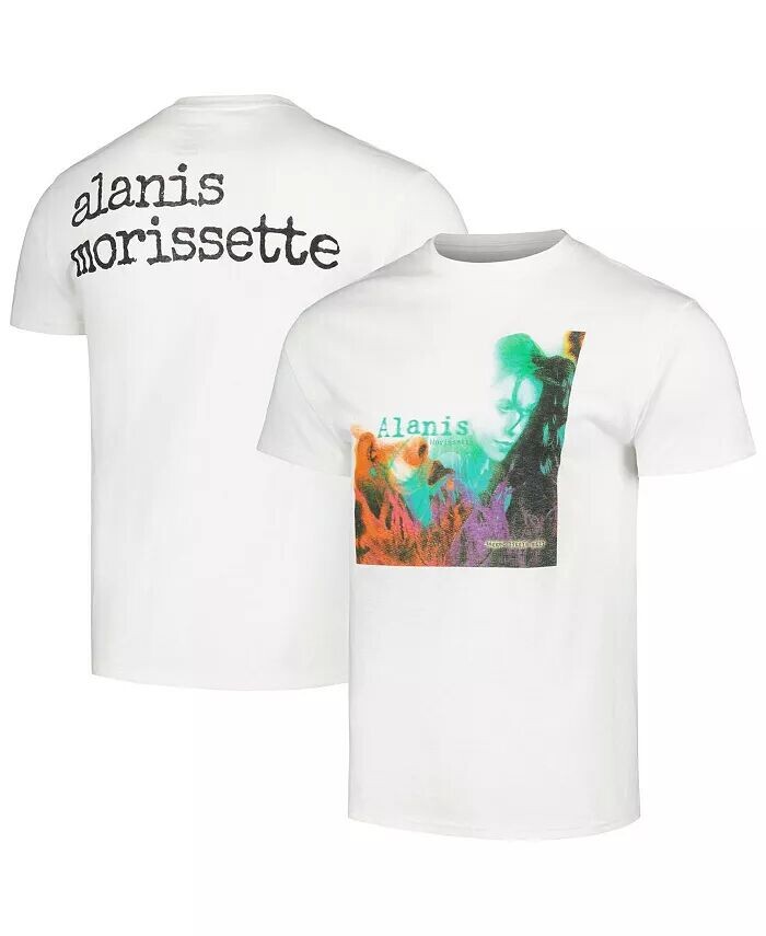 

Мужская белая футболка Alanis Morissette Jagged Little Pill Manhead Merch
