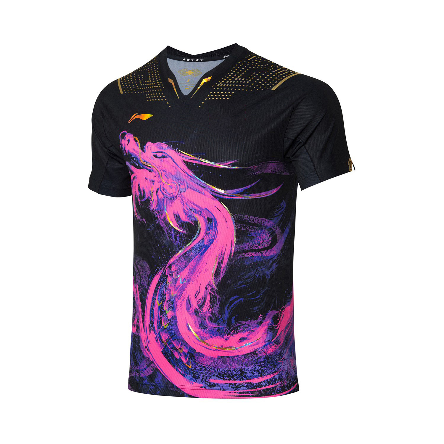 

Футболка Li-Ning с коротким рукавом мужская, черный