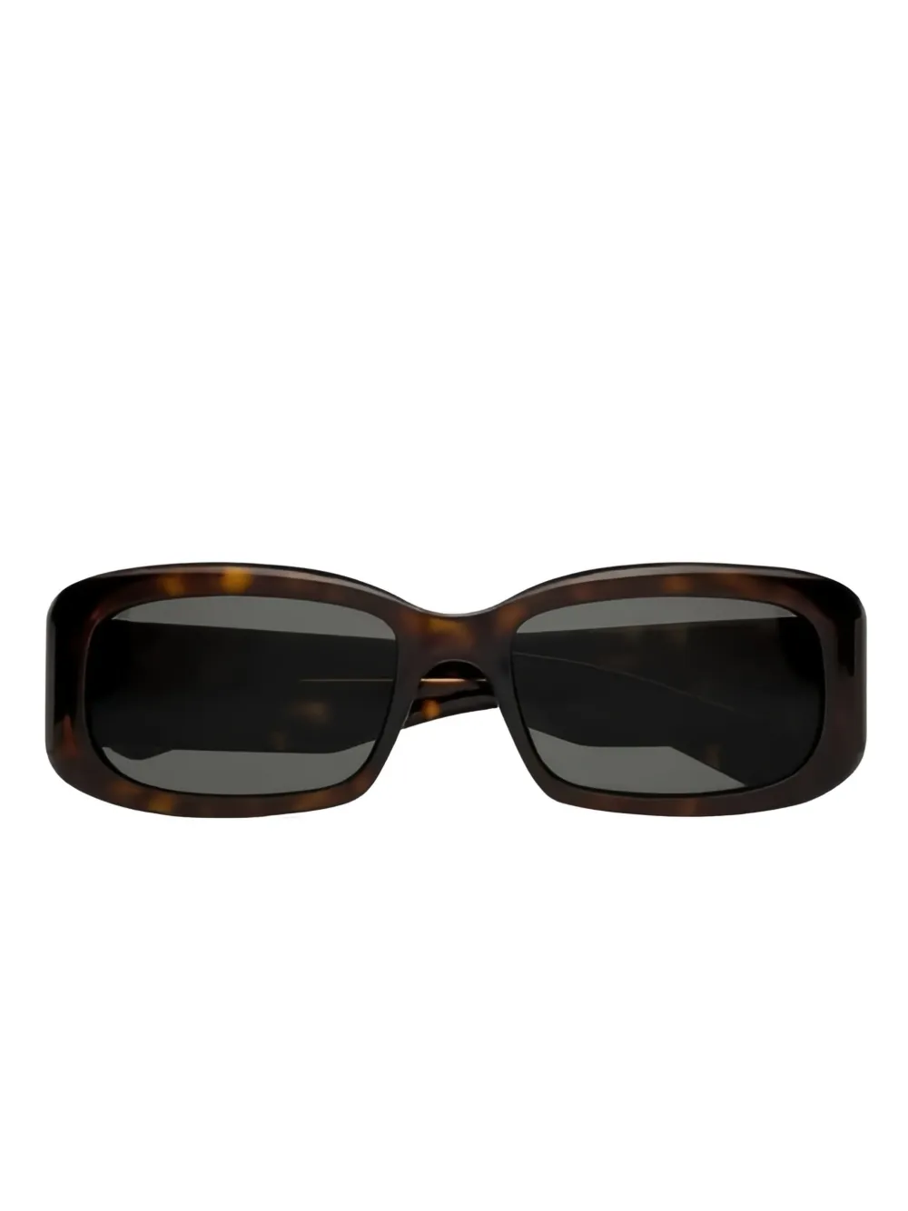 

Солнцезащитные очки SL 809 в черепаховой оправе прямоугольной формы Saint Laurent Eyewear, коричневый