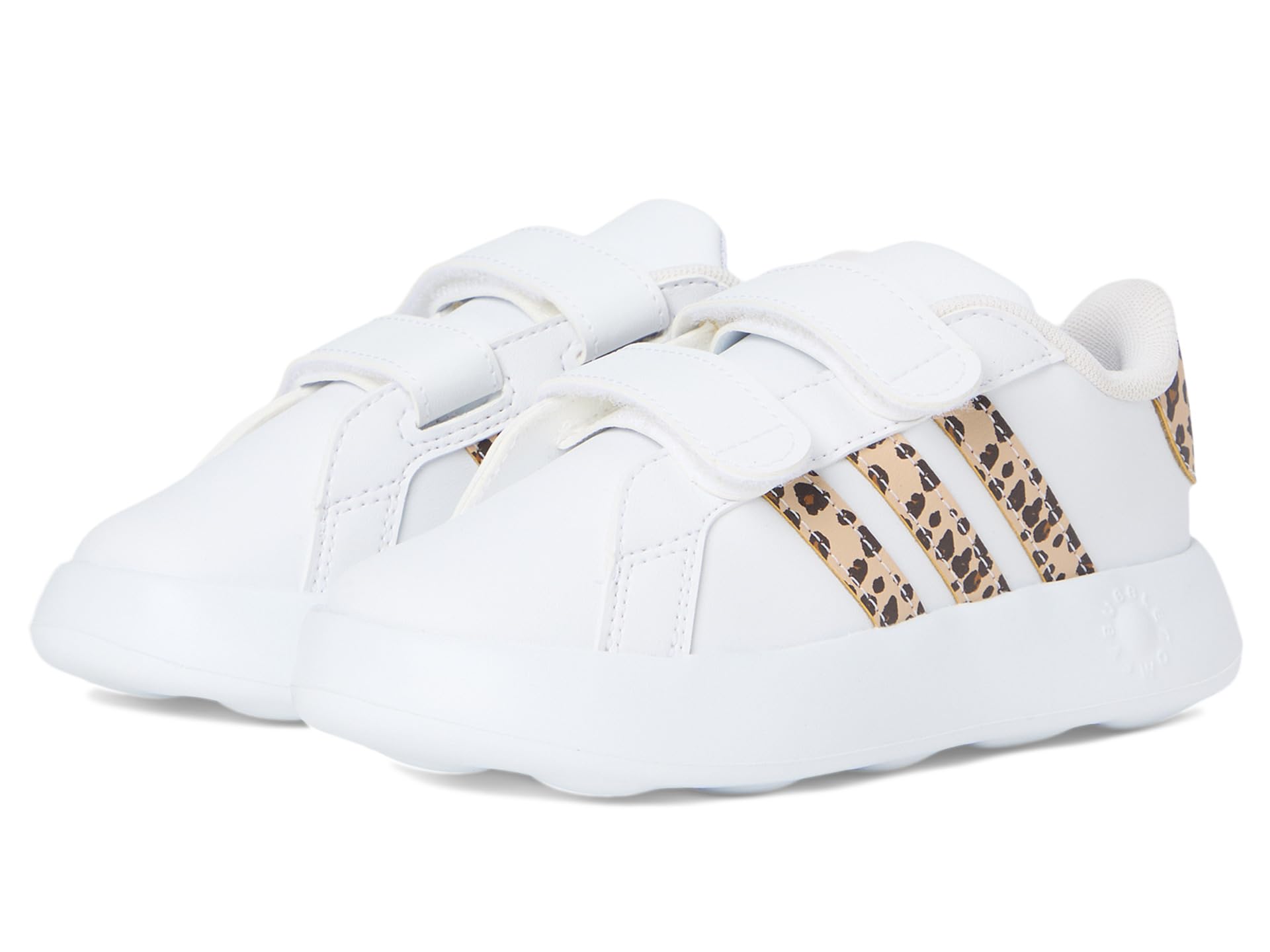

Кроссовки Adidas Kids Grand Court 2.0, White/Magic Beige/Matte Gold