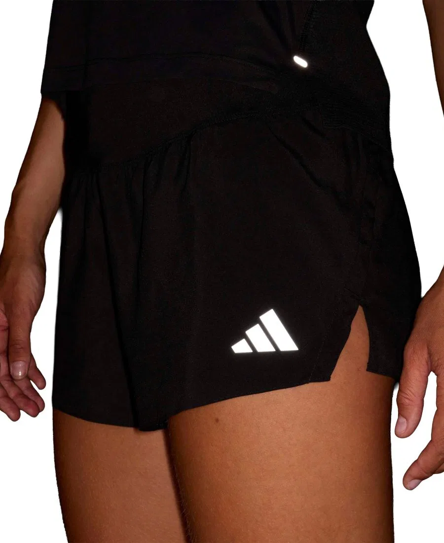Женские беговые шорты со средней посадкой adidas, Black — фото 4