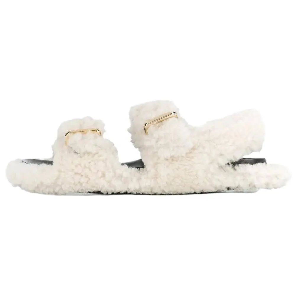 MARNI Сандалии Fussbett Strap, женские, белые