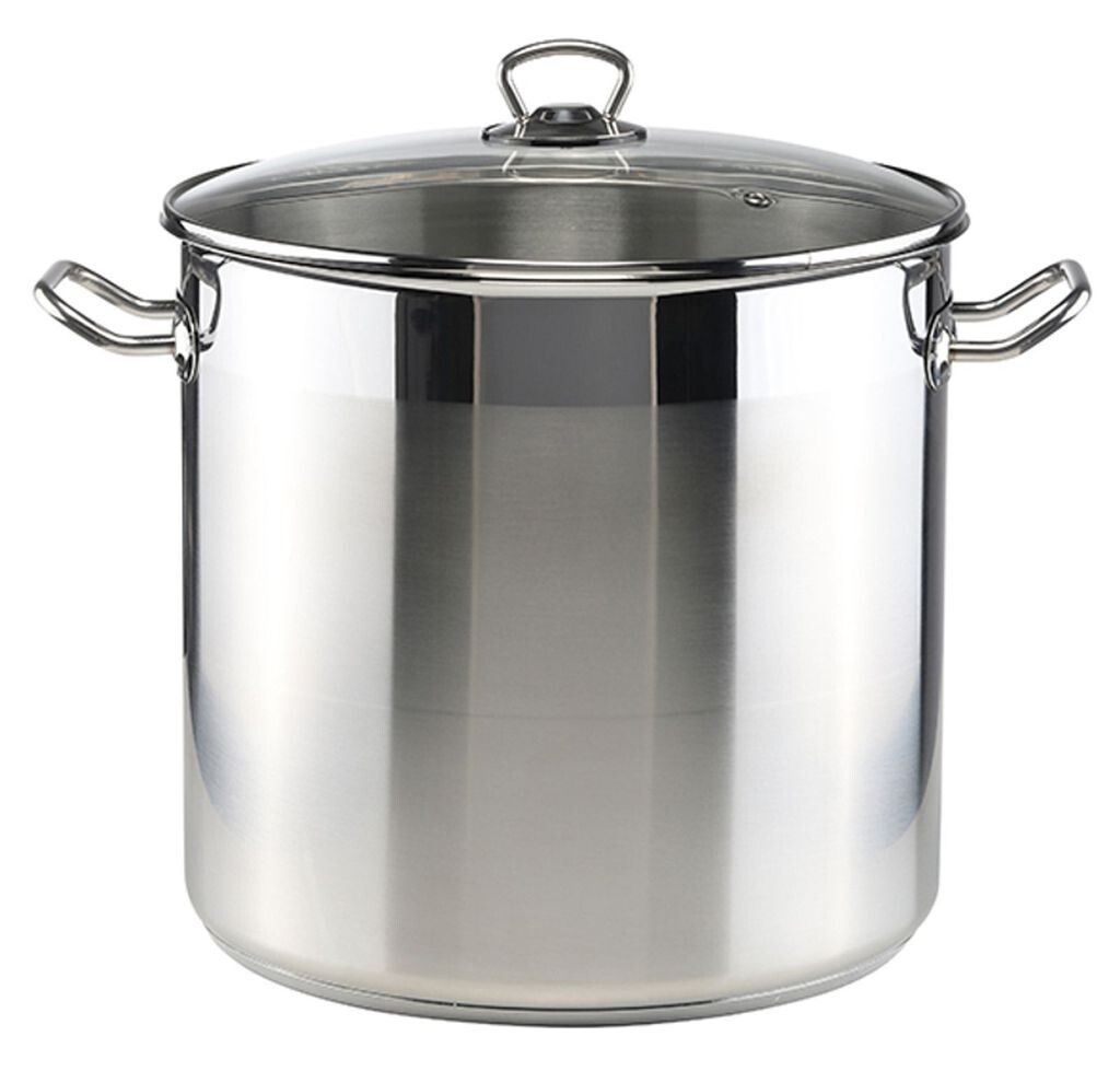 

HI 22056 Кастрюля из нержавеющей стали, универсальная кастрюля со стеклянной крышкой, 20 л