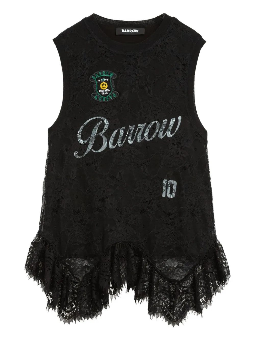 

Майка с кружевным узором BARROW, черный