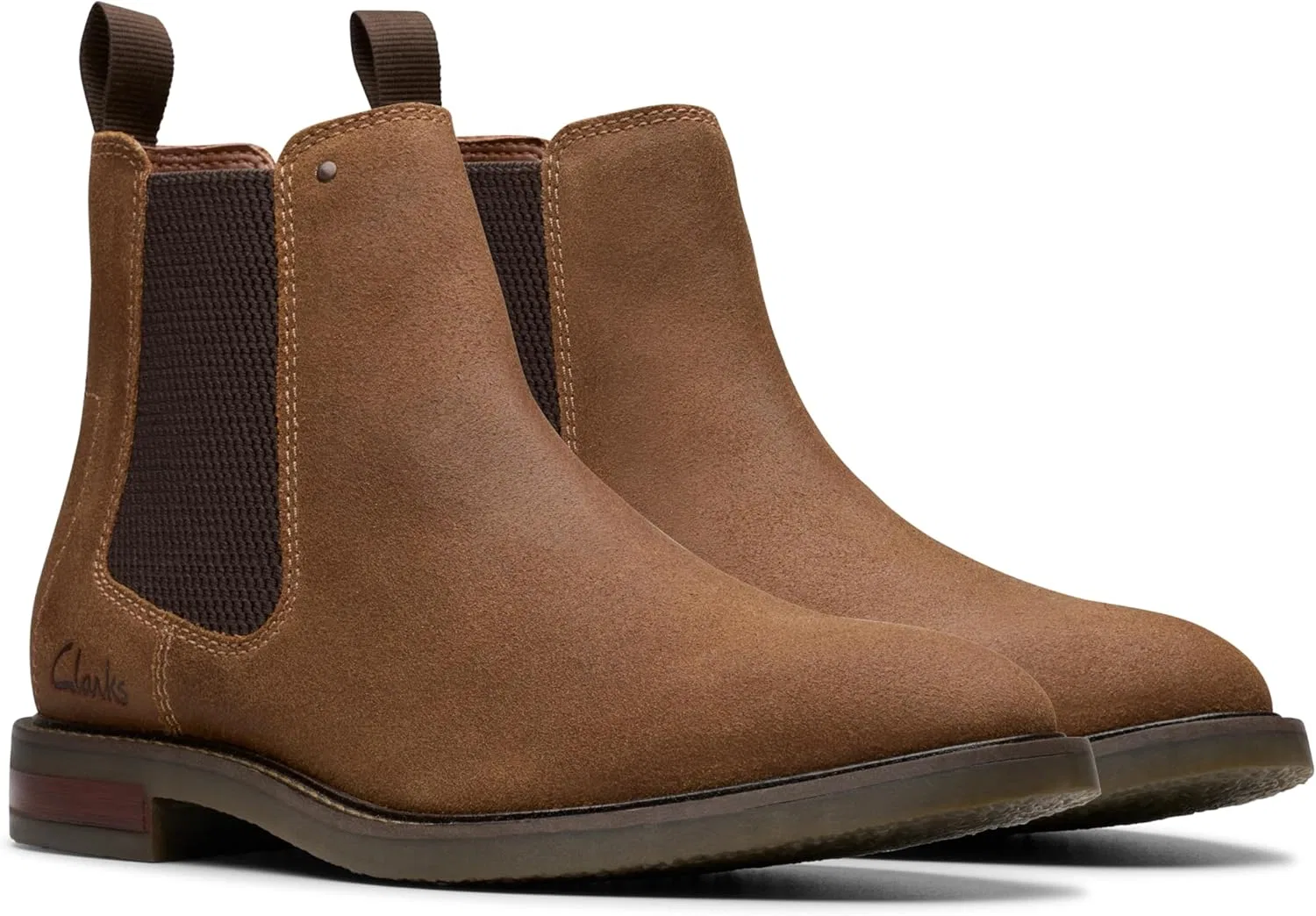 Мужские ботинки Clarks Jaxen EasyChelsea, 2-Stone Suede — фото 4